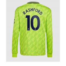 Manchester United Marcus Rashford #10 Tredje Tröja 2022-23 Långa ärmar